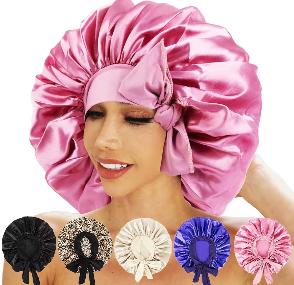 Luxury satin bonnet